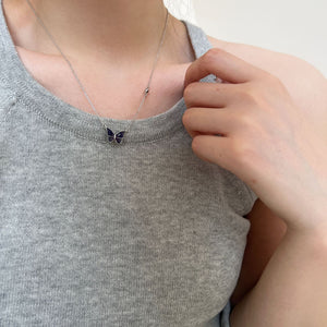 Color-changing Butterfly Novelty Mood Necklace