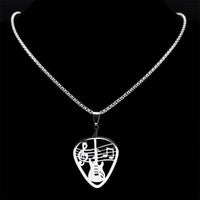 Guitar Pick Pendant Necklace (Mens)
