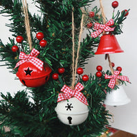 Jingling Bell Pendant Hemp Rope Christmas Ornaments
