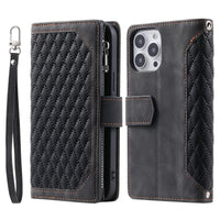Zipper Wallet Card Flip Multifunction Leather iPhone Case
