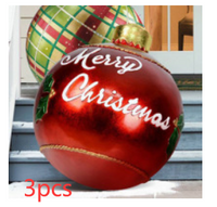 Bolas inflables de adorno navideño de PVC
