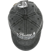 Hunting - Black Washed Cotton Twill Hat
