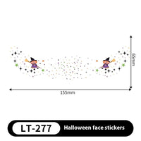 Halloween Makeup Stickers Dress Up Cute Painted
