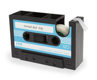 Retro Cassette Tape Multifunctional Pen Holder Creative Office Desktop Stationery Storage Box
