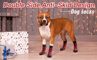 Plaid Dog Socks Cotton Socks Pet Supplies
