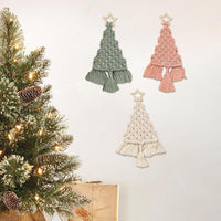 DIY Handwoven Christmas Tree Decoration Material Bag
