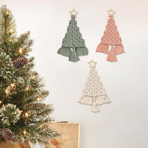 DIY Handwoven Christmas Tree Decoration Material Bag