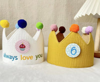 Korean Ins Style Children's Birthday Hat Crown Ball Party Theme Hat Photography Photo Props
