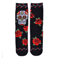 Sugar Skull Novelty Socks
