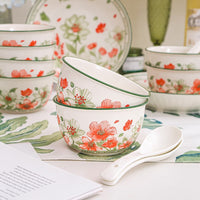 Ceramic Tableware Gift Box Bowl And Dish Set
