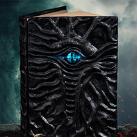 Embossed Retro Dragon Eye Journal Notebook Dark Kraft Paper
