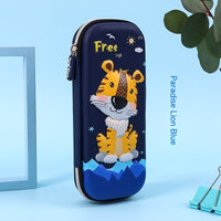 Three-dimensional Pencil Case Primary School Kindergarten Cartoon Large Capacity Pencil Case Pencil Box
