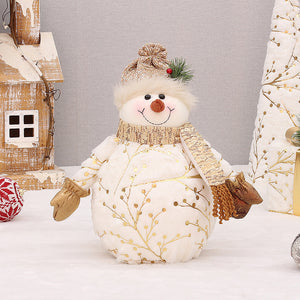 Velvet Christmas Snowman Decoration