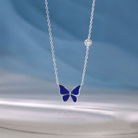 Color-changing Butterfly Novelty Mood Necklace

