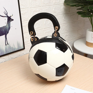 Soccer Ball Style Trendy Handbag