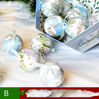 Gift Box With Christmas Ball Ornaments (14 Pcs)
