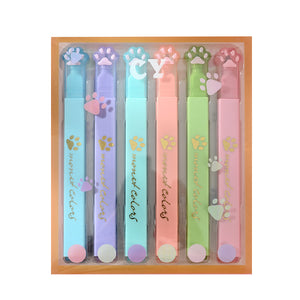 Cat's Paw Fluorescent Highlighter Set