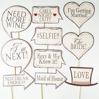 Hand Holding Wedding Funny Photography Props Paper Beard
