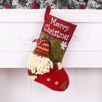 Merry Christmas 3D Character Stockings
