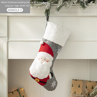 Cloth Santa Claus Cartoon Christmas Tree Hanging Decoration Stockings
