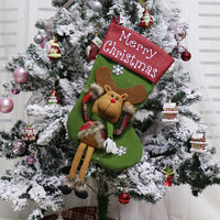 3D Plush Christmas Stocking
