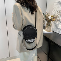 Halloween Skull Shoulder Bag Girls Funny Cute Messenger Bag Personality Creative Crossbody Bags For Women
