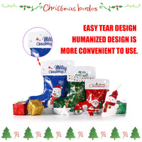 Christmas Stocking Ziplock Bags (30 Pcs - Assorted Sizes)
