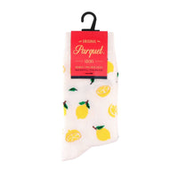 Zesty Lemon Novelty Socks