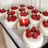 Strawberry Cake Shape Scented Candle