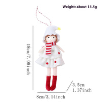 Christmas Cake Dress Girl Doll Angel Pendant