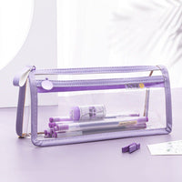 Transparent Double-layer Pencil Case Exam Special Large Capacity
