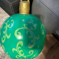 Bolas inflables de adorno navideño de PVC