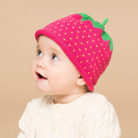 Knit Strawberry Hat (Baby/Toddler)
