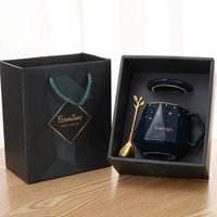 Ceramic Mug With Lid & Spoon Gift Box Sets
