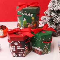 Christmas Christmas Eve Fruit Packing Box Gift Candy Hexagonal Box
