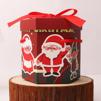 Christmas Christmas Eve Fruit Packing Box Gift Candy Hexagonal Box
