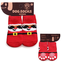 Santa Claus Dog Socks
