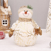 Velvet Christmas Snowman Decoration