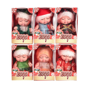 6PCS Mini Holiday Baby Dolls