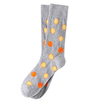 Orange Fruit Novelty Socks (Mens)