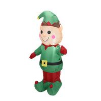 Inflatable Christmas Elf Puppy Dog Yard Decoration
