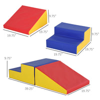 Climb & Crawl Foam Playset For Toddlers, 2 Piece, Soft Preschool Learning Toys
