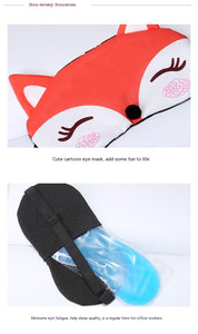 Cartoon Fox Sleeping Eye Mask