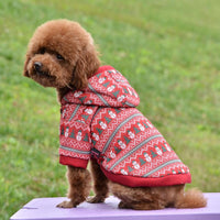 New Knitted Wool Christmas Series Dog Coat
