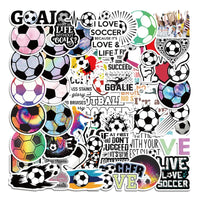 Unique Vinyl Soccer Theme Stickers (5 Pcs)
