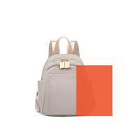Mini mochila ligera de tela Oxford simple y de moda
