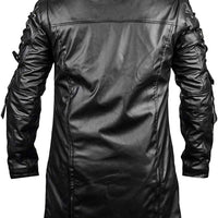 Medieval Costume Punk Goth Style Leather Coat (Mens)