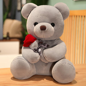 Lovely rose Hug Plush Teddy Bear