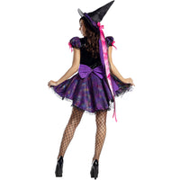 Spider Web Witch Clothes Halloween Magic Wizard Cos Costume