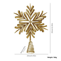 Silver or Gold Sparkling Christmas Tree Topper